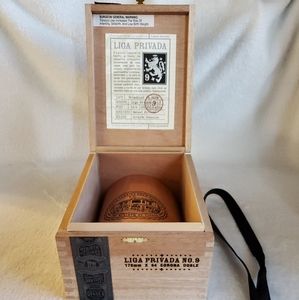 Empty Wooden Cigar Box Liga Privada No.9